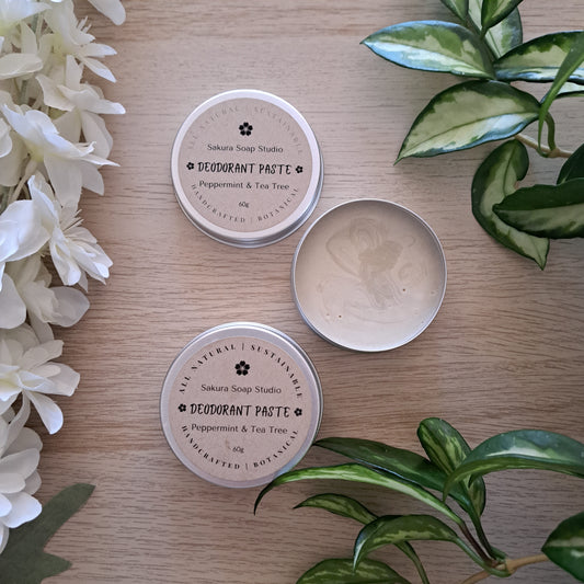 Deodorant Paste - Peppermint & Tea Tree